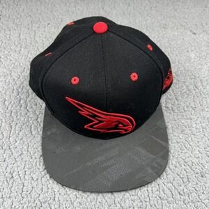 Atlanta Hawks Adidas Snapback Hat Mens Black Camo Brim Adjustable Cap NBA Adult​